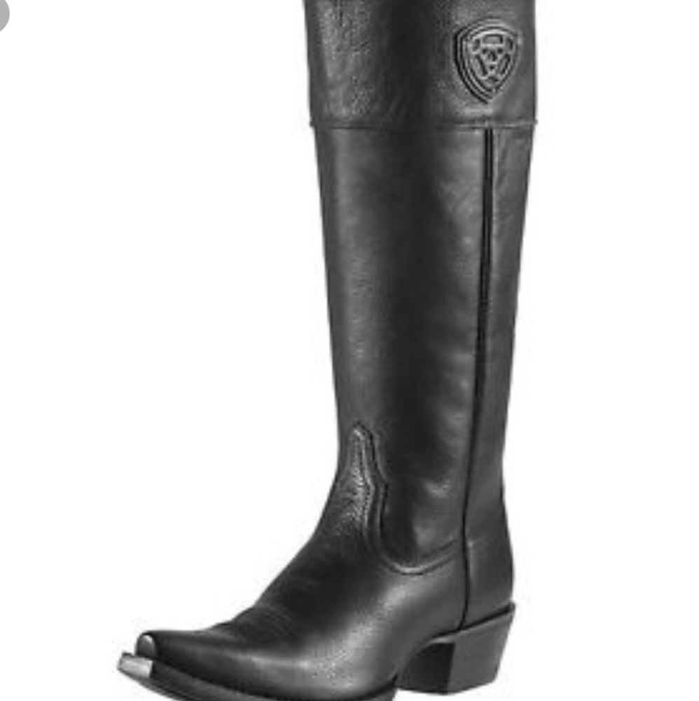 Ariat Chandler Deertan Leather Western Boots NWOT